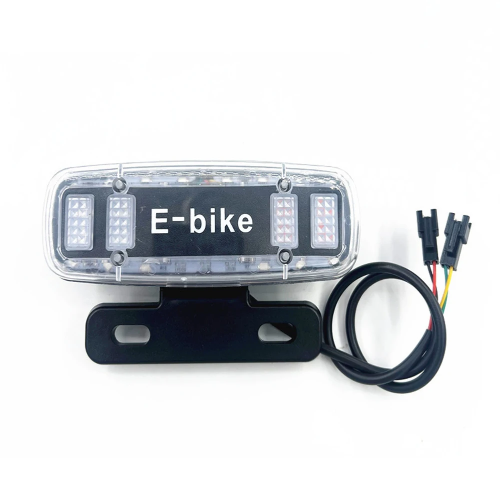 

2-in-1 LED Bike Rear Light Bicycle Tail Light Running Lights Brake Lights Safety Flashlight With 4 Modes For Electric Bike