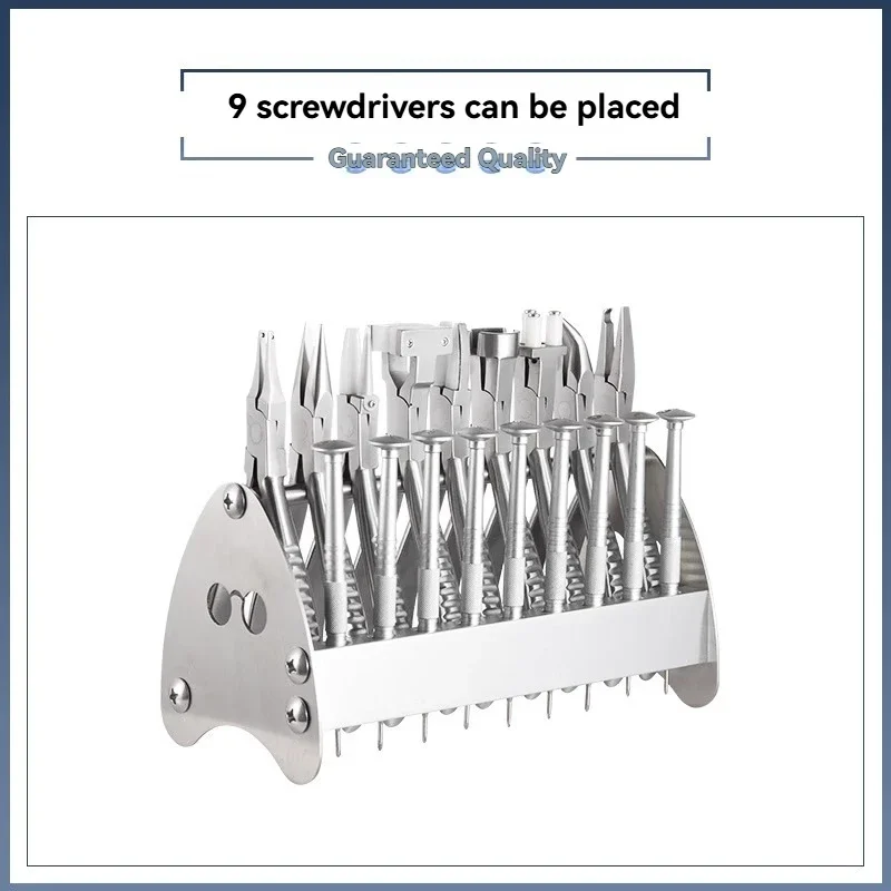 New Stainless Steel Eyeglass Tool Holder for Eyeglass Shops Tool Pliers, Screwdriver Pliers, Placement Rack, Tool Storage Box