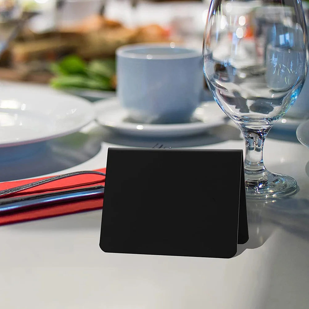 15 Pcs Mini Chalkboard Sign Writing Chalkboards Blackboard Price Pvc for Restaurant