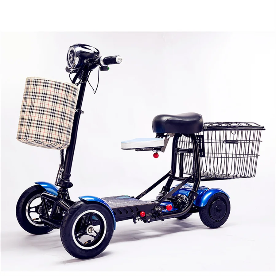 Rides Comfortably With Feel 4 Wheel Car For Sale Electric Scooters Foldable Mobility Scooters Electric 4 Wheel