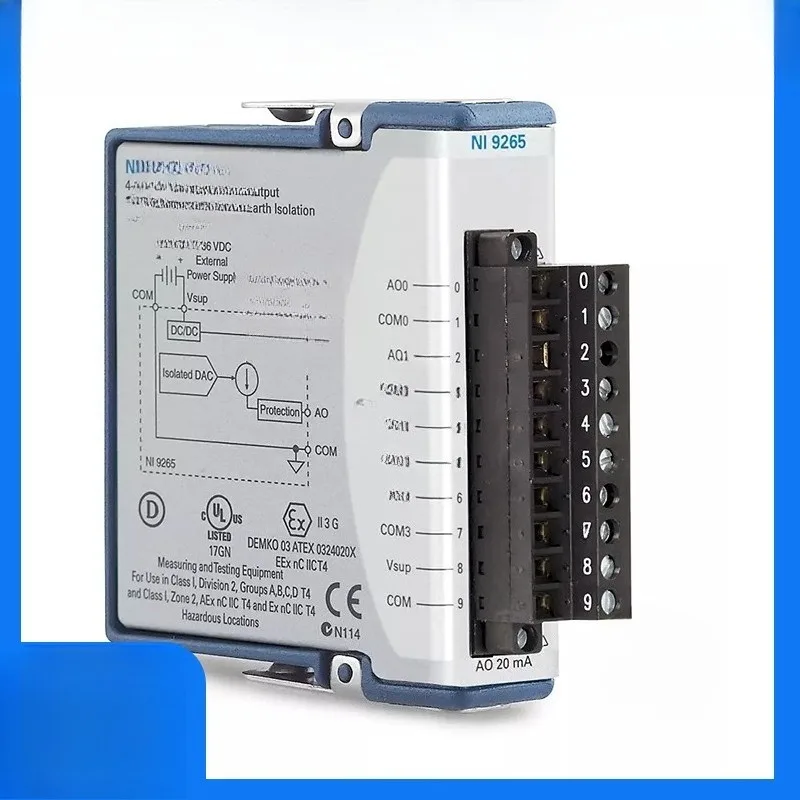 Parts for NI 9265 Synchronous Update Analog Output Module 779334-01
