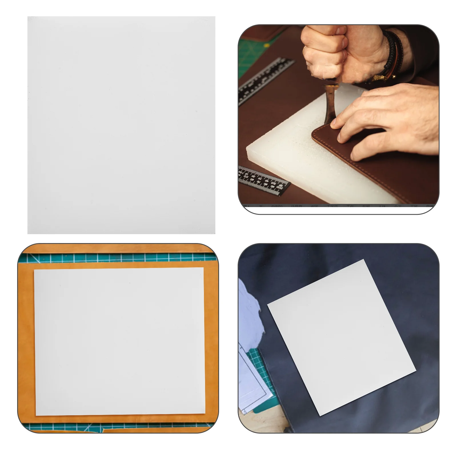

Nylon Punching Pad for Craft Shock Absorb Cushion Lightweight Portable Mute Board for Hole Punch Stamping Cutting DIY