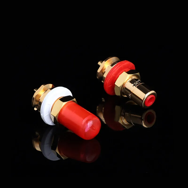 New RCA Phono Female Socket Dust Cap Anti-oxidation Sleeve Signal Audio Cable Socket Protective Cap