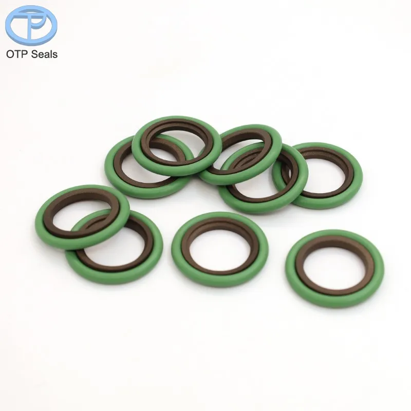 Custom Seals PTFE & O-Ring Combined Piston Rod Seal Step-Design Hydraulic Cylinder PTFE Step-Cut Buffer Seal Sealing Solutions