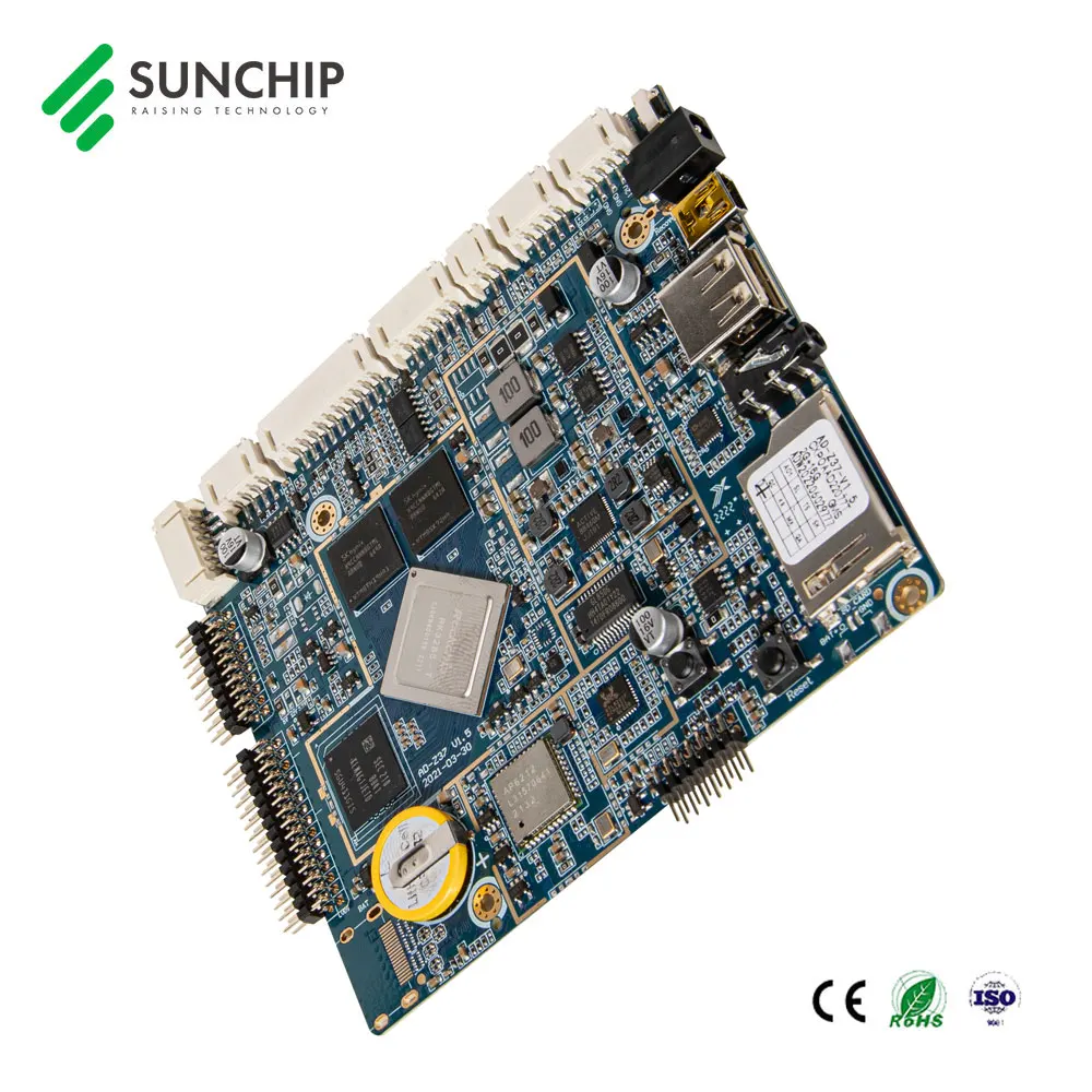 Scheda madre integrata Rockchip RK3288 Android/Linux basata su RAM per dispositivo di applicazione con riconoscimento facciale per macchine POS portatili
