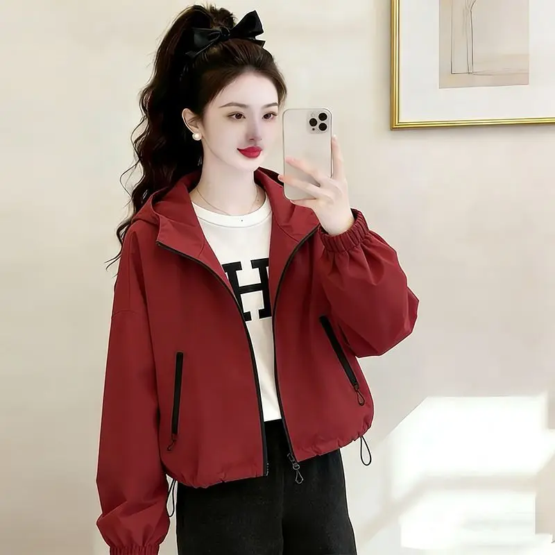 Simple And Thin Windproof Outdoor 2026 New Casual Jacket Fashionable High Temperament Versatile Women's Jacket