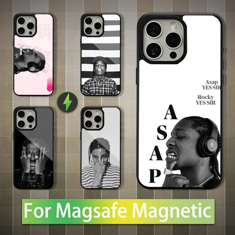 

Rapper A-ASAP R-Rocky Phone Case For iPhone 16,15,14,13,12,11,Pro,Max,Plus,Mini,Magsafe,Magnetic Wireless Charging Case