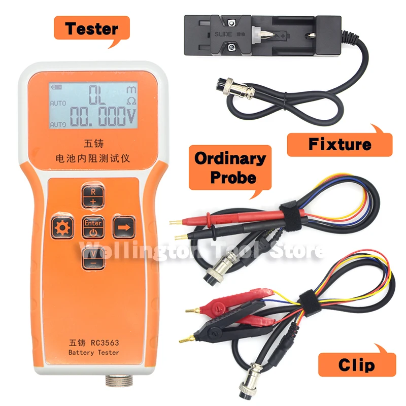 RC3563 Battery Internal Resistance Tester Internal Resistance Detector Lithium Nickel Chrome Battery analyzer True Four-wire AC