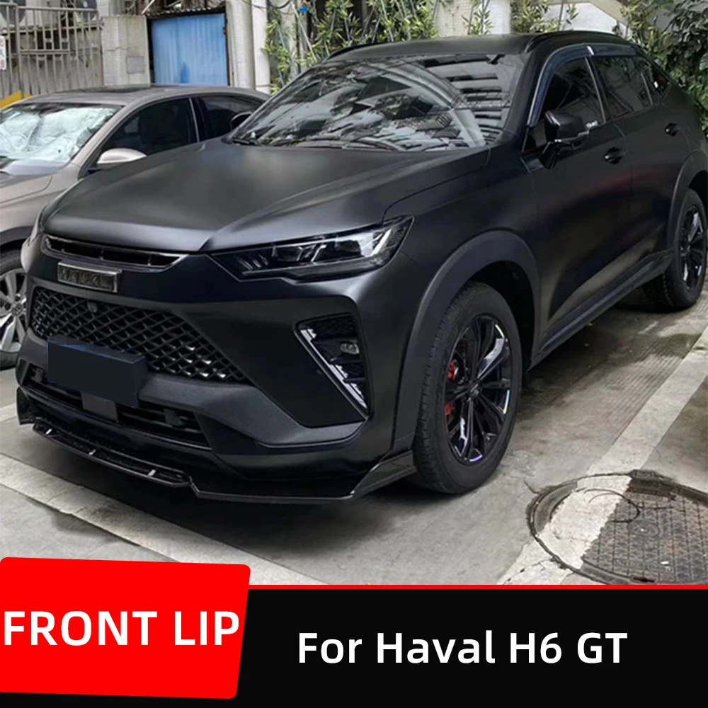 

Car Front Bumper Splitter Lip Chin Diffuser Body Kit Protector Guard For Haval H6 GT Accessories Exterior Parts Automobiles