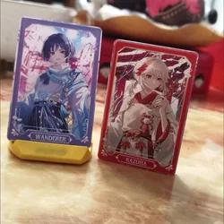 Seasons Wanderer Xiao Venti Kazuha Double Pattern Beautiful Waterfall Quicksand Mahjong Stand Figure Model Acrylic Desktop Decor