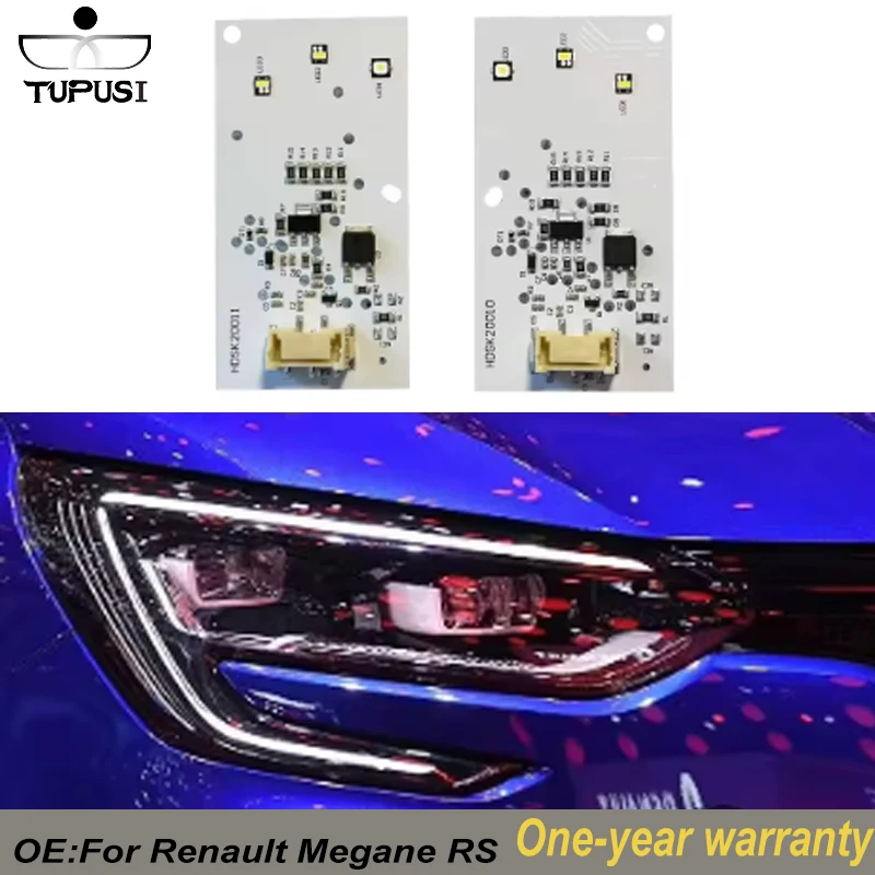 

White DRL LED Board For Renault Megane IV Valeo Daytime Running Lights Module 285753299R 285759447R