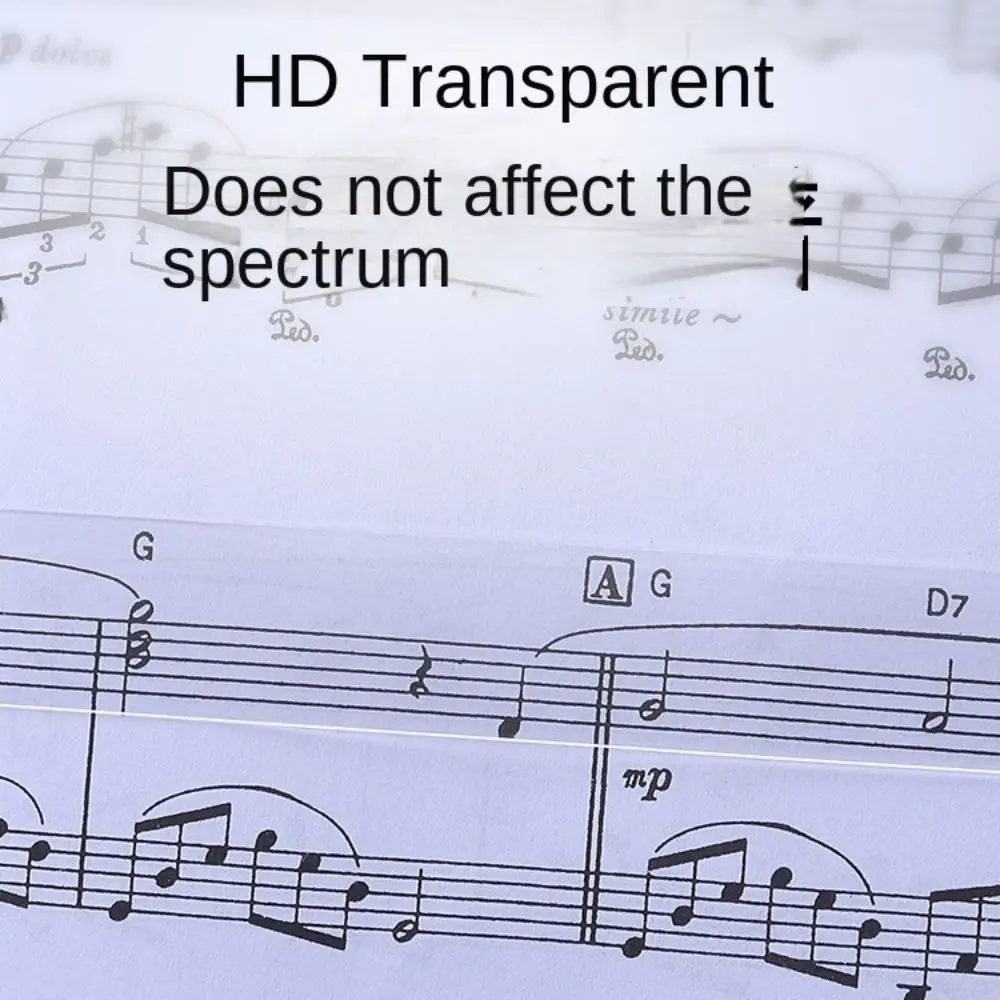 Music Book Music Book Pressure Band Transparent Practice Music Sheet Clip Visible Band Piano Music Book Clip Strap Piano