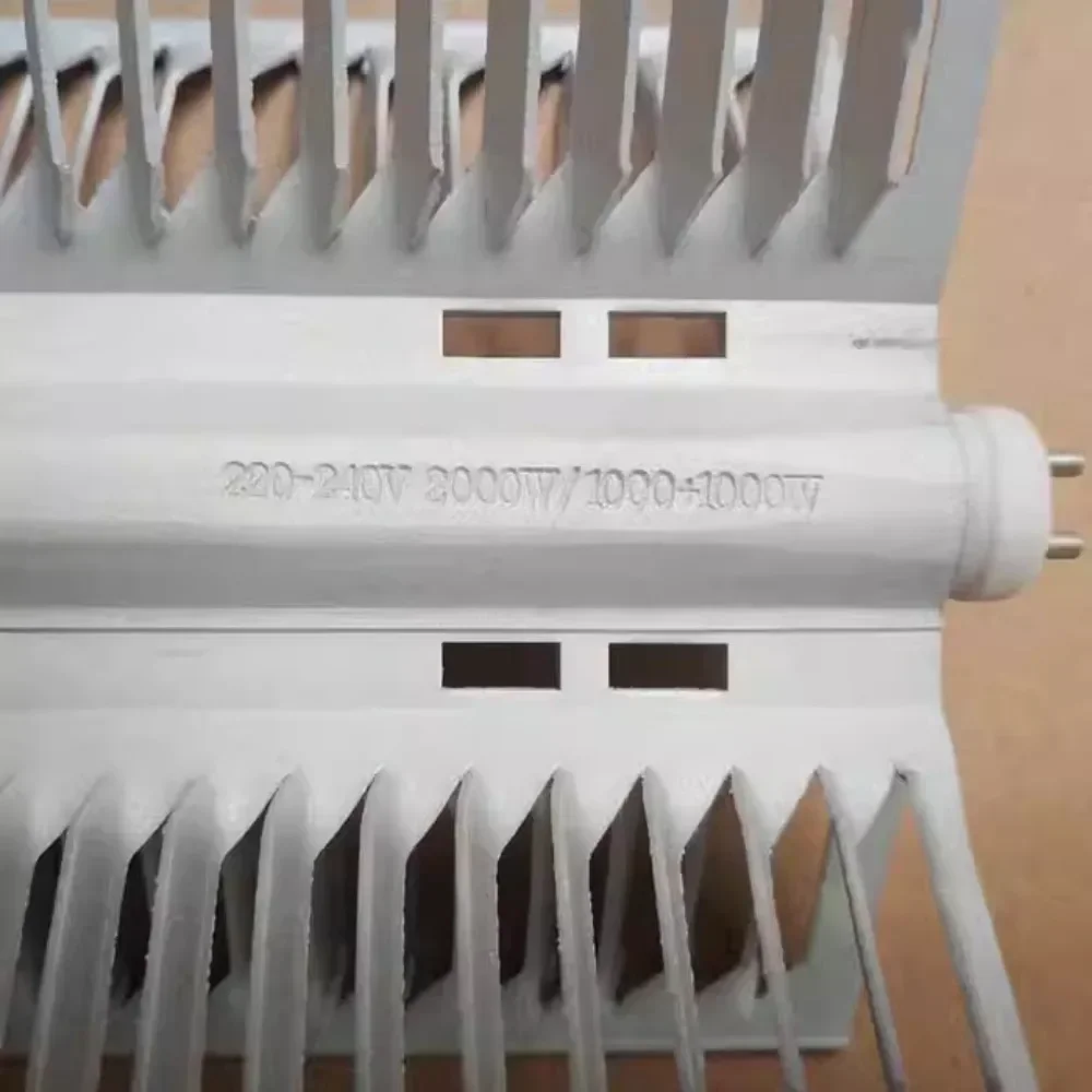1Pcs 625mm230V2KW92 Airfoil Aluminum Finned Tube Heater Heater Skirting Line RX Type Integrated Heating Element For This