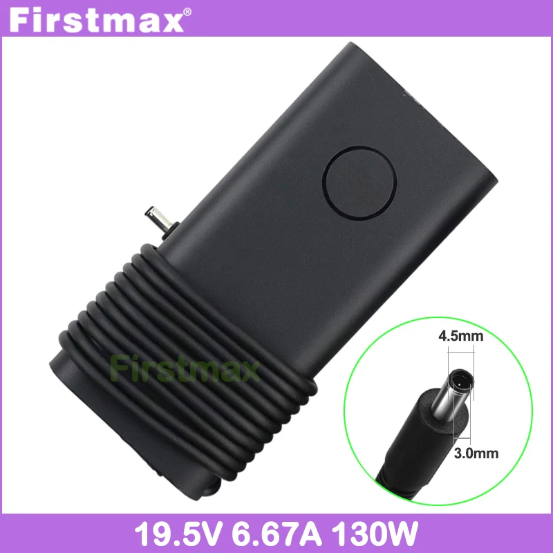 Laptop adapter 19.5V 6.67A 130W charger for Dell Precision 15 5510 5520 5530 5540 DA130PM130 7CWK7 ADP-130EB BA power supply