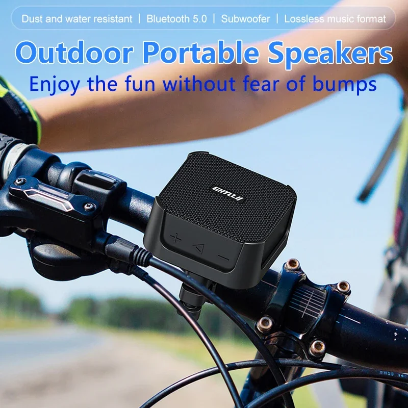 MZ-501 Mini Portable Bikes Wireless Bluetooth Speaker Outdoor Bicycle Column  Acoustics Sound IPX7 Waterproof Cycling subwoofer