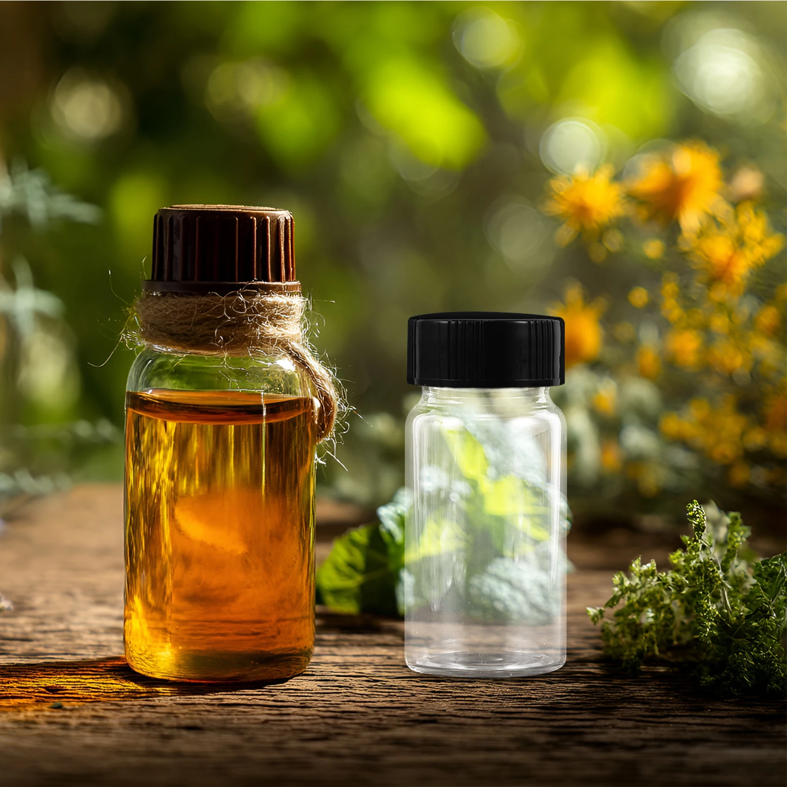 

Mini Glass Container Decorative Favor Containers Craft Project Supplies Jars with Lids