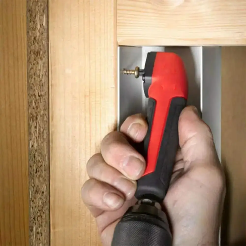 ترقية الزاوية اليمنى تمديد سائق الانحناء 90 درجة تدوير اليسار واليمين حامل المقبس المغناطيسي الأزرق والبرتقالي أداة يدوية