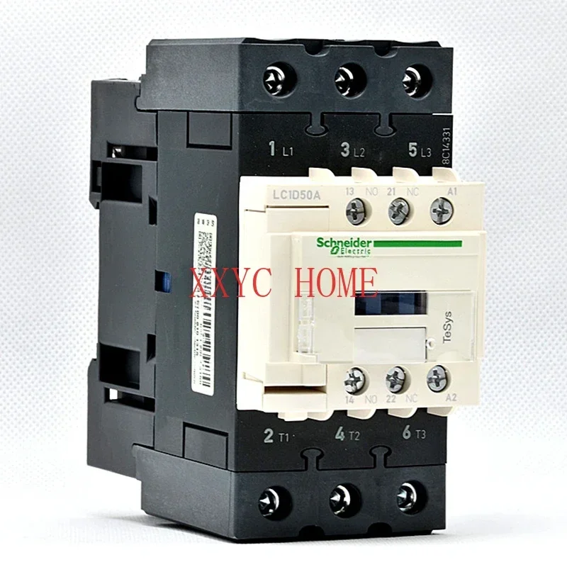 (New Version) New Original Schneider Electric LC1D50AM7C AC Contactor LC1-D50AM7C 50A 220V Load 22KW-380V