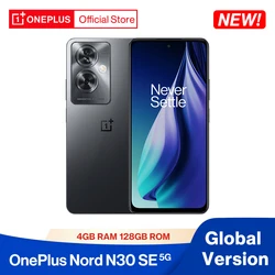 Oneplus-nord-デュアルステレオスピーカーフォン,グローバルバージョン,n30 se,4GB, 128GB, 6.72インチディスプレイ,50mpカメラ,33w,supervooc,5000mahバッテリー