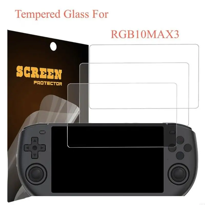 Protective Film Game Console Tempered Film Scratch Resistant Glass Screen Protector for RGB10 MAX3 Console