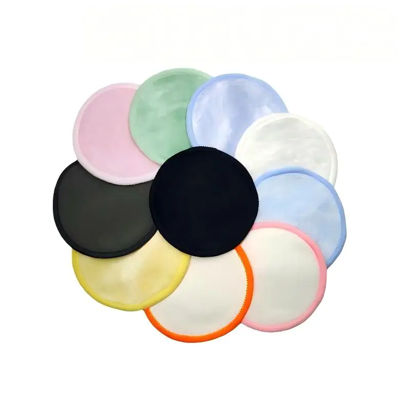 6/10 Pcs Bamboo Fiber Makeup Remover Cotton Pad Soft and Comfortable Facial Cleansing Pad Washed and Reused
