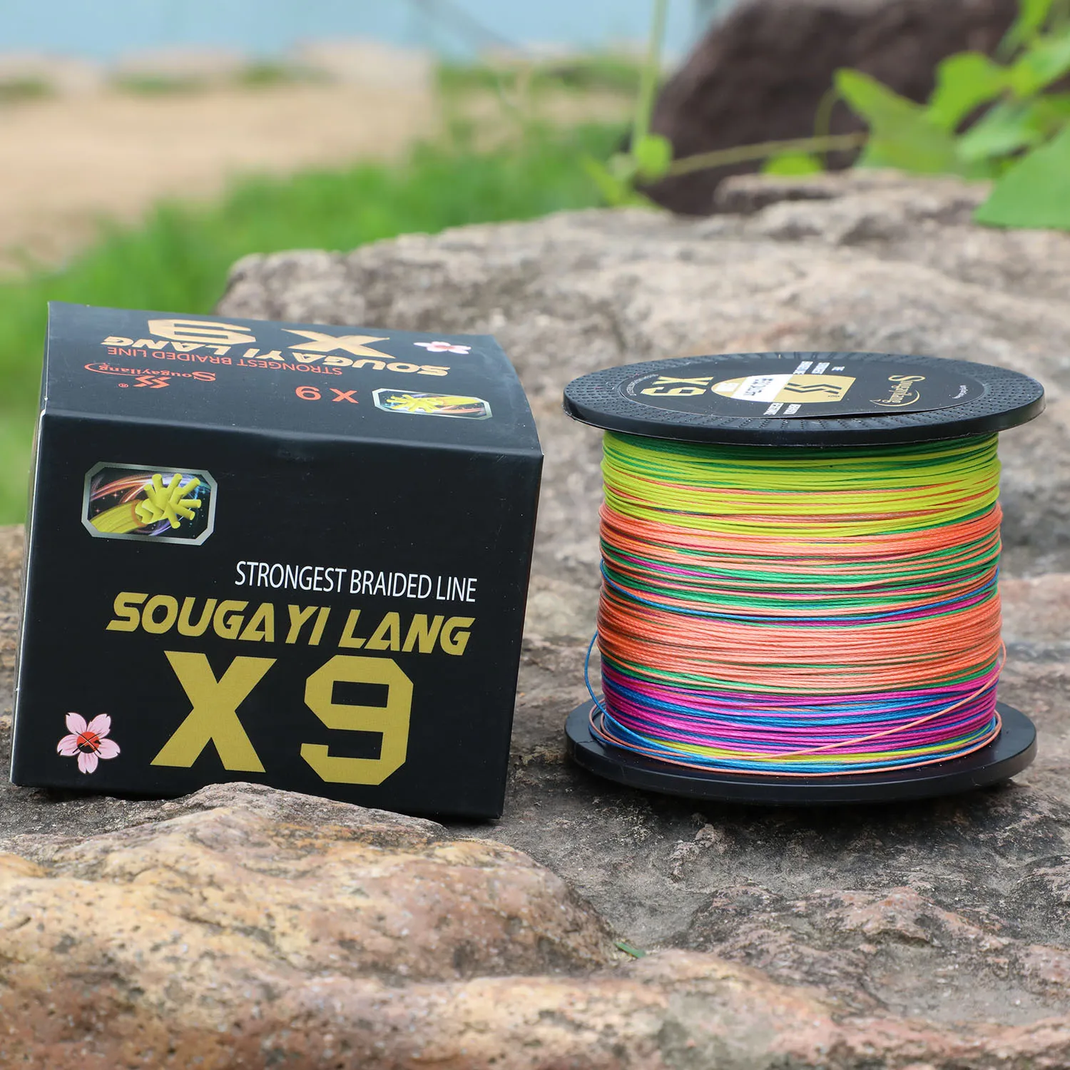 Sougayilang X9 Geflochtene Angelschnur 550M 350M 150M 17-97LB Multifilament Angelschnur 0,128-0,405mm Super Starke PE Linie Pesca – Detail 13