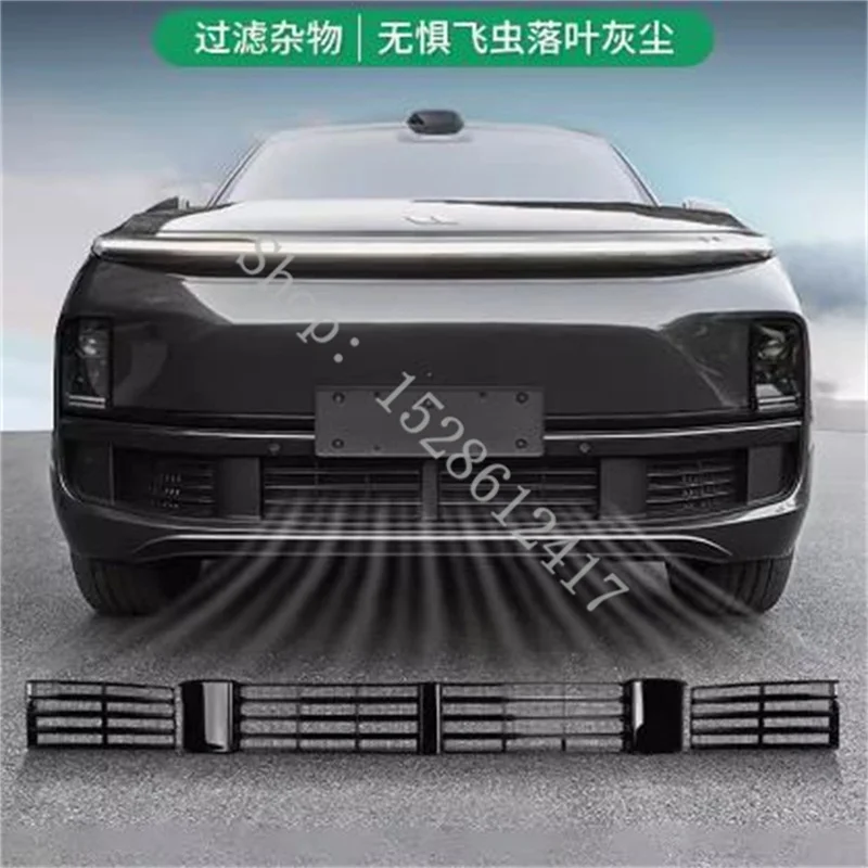 For LiXiang L8 L9 2022 2023 2024 car Accessories ABS Automobile Insect proof Net Water Tank Middle Air Inlet Protective Cover