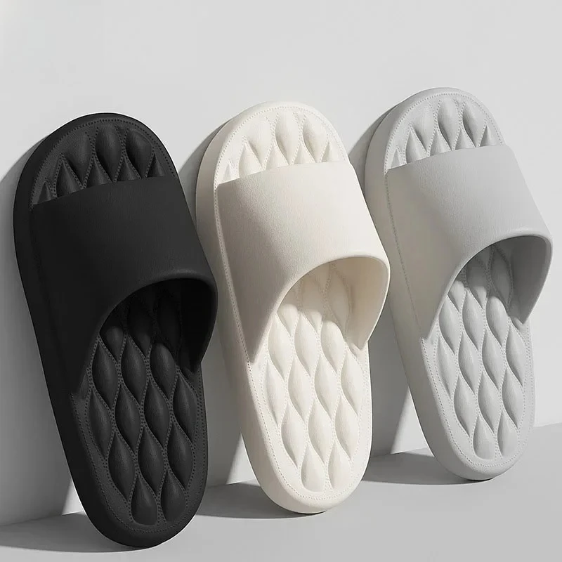 

Youpin Plus-Size Slippers Fashion Non-slip EVA Bathroom Slides Sandals Summer Indoor Soft Sole Thick Platform Men Women