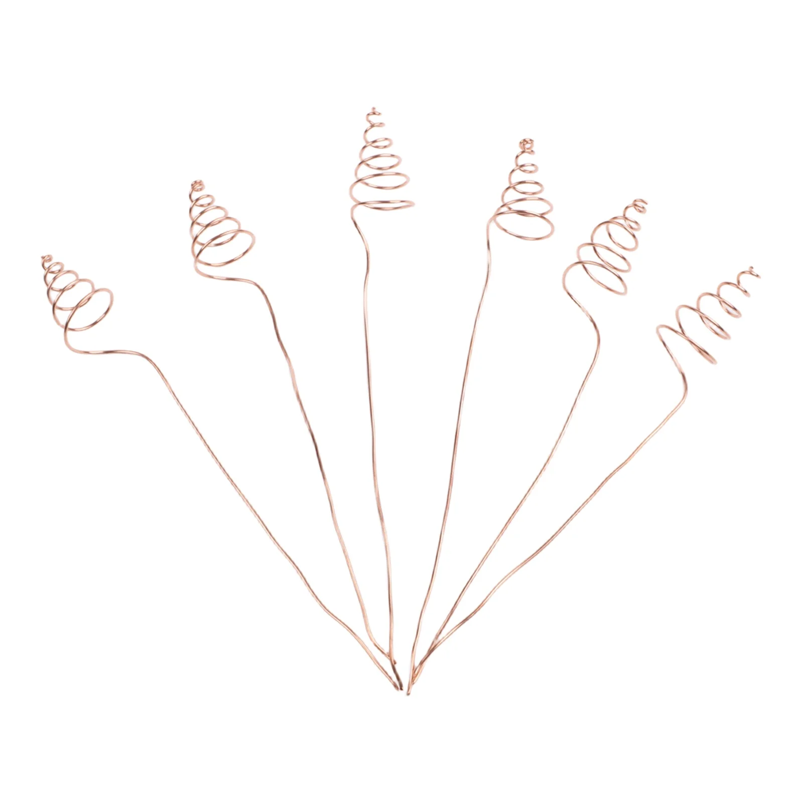 Long Copper Electroculture Stakes 6 Pcs for Garden Plant Support Enhances Soil Energy and Promotes Strong Growth