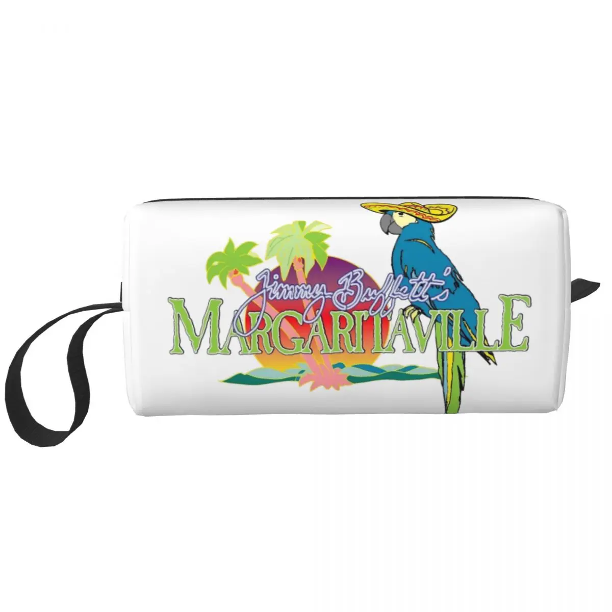 Jimmy Buffett Cosmetic Bag Women Makeup Bags Margaritaville Travel Zipper Toiletry Bag Organizer Merch