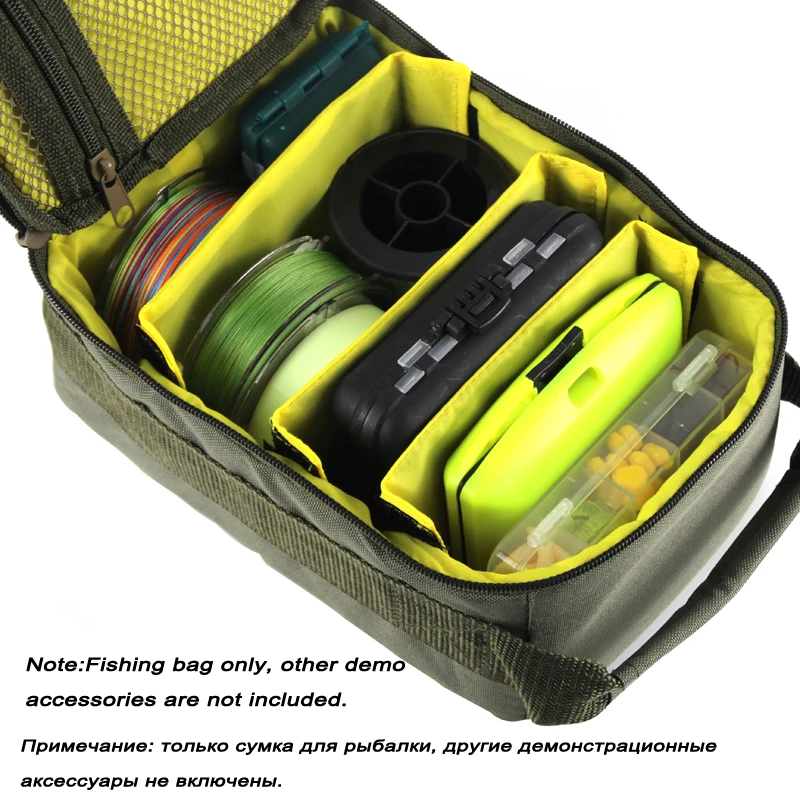 

Fishing Reel Bag Oxford Carp Fishing Tackle Bag Portable Fishing Reel & Gear Storage Case Spinning Baitcasting Fly Reels