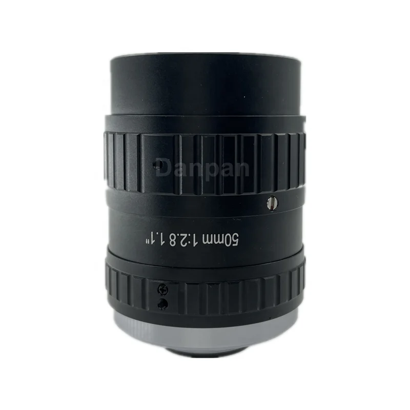 Объектив для промышленной камеры 25 МП, объектив FA 50 мм F2,8 1,1 дюйма, объектив машинного зрения с низким уровнем искажений и креплением C