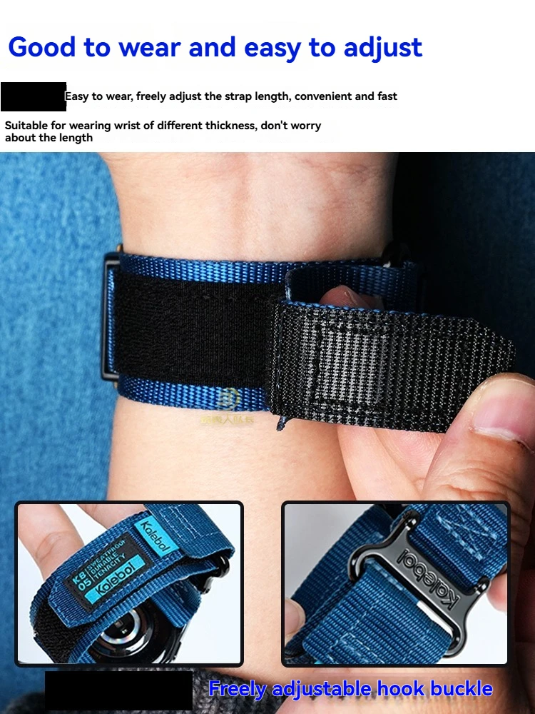 GBD 200 nylon Watchband For G-SHOCK Casio GBD-200-1A GBD-200RD-4 series Sports canvas strap Men's watch accessories