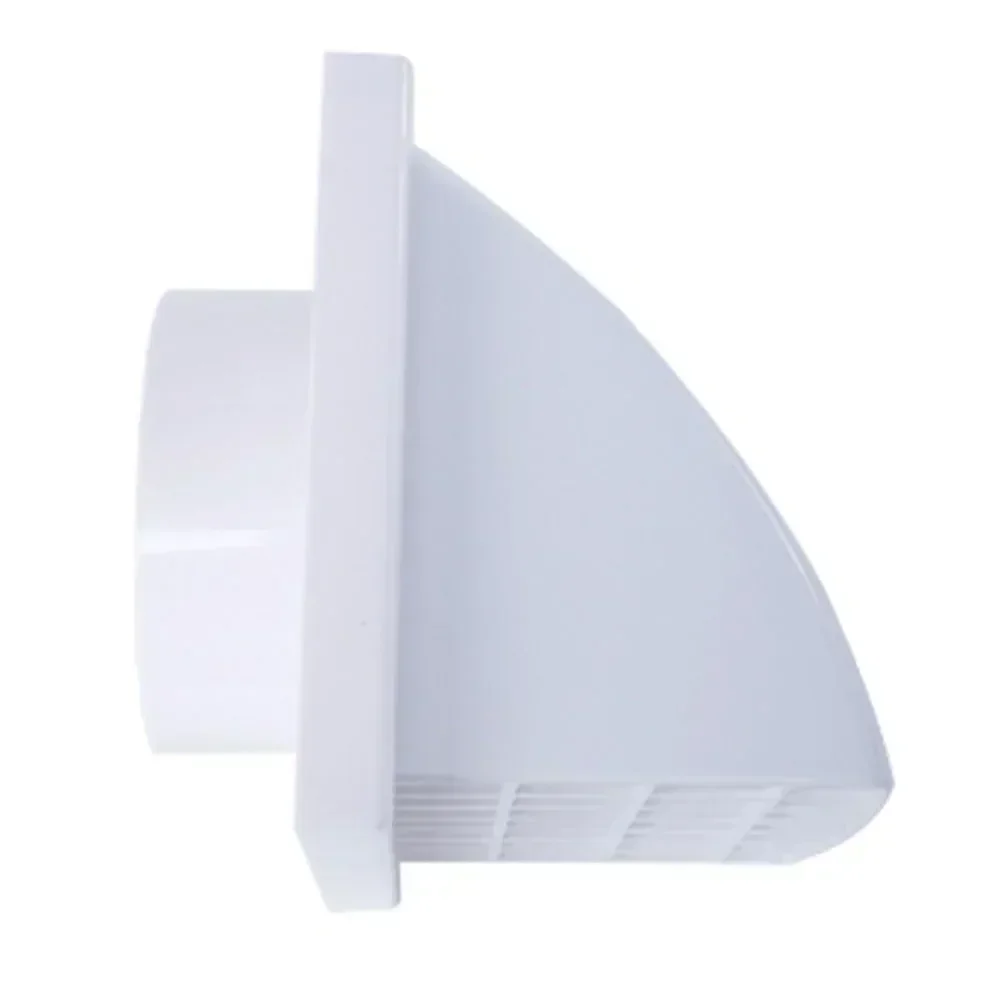 Non Return Shutter Flap Rainproof Range Hood Vent  for Heat Recovery Systems  Durable ABS Material 185*128*123mm