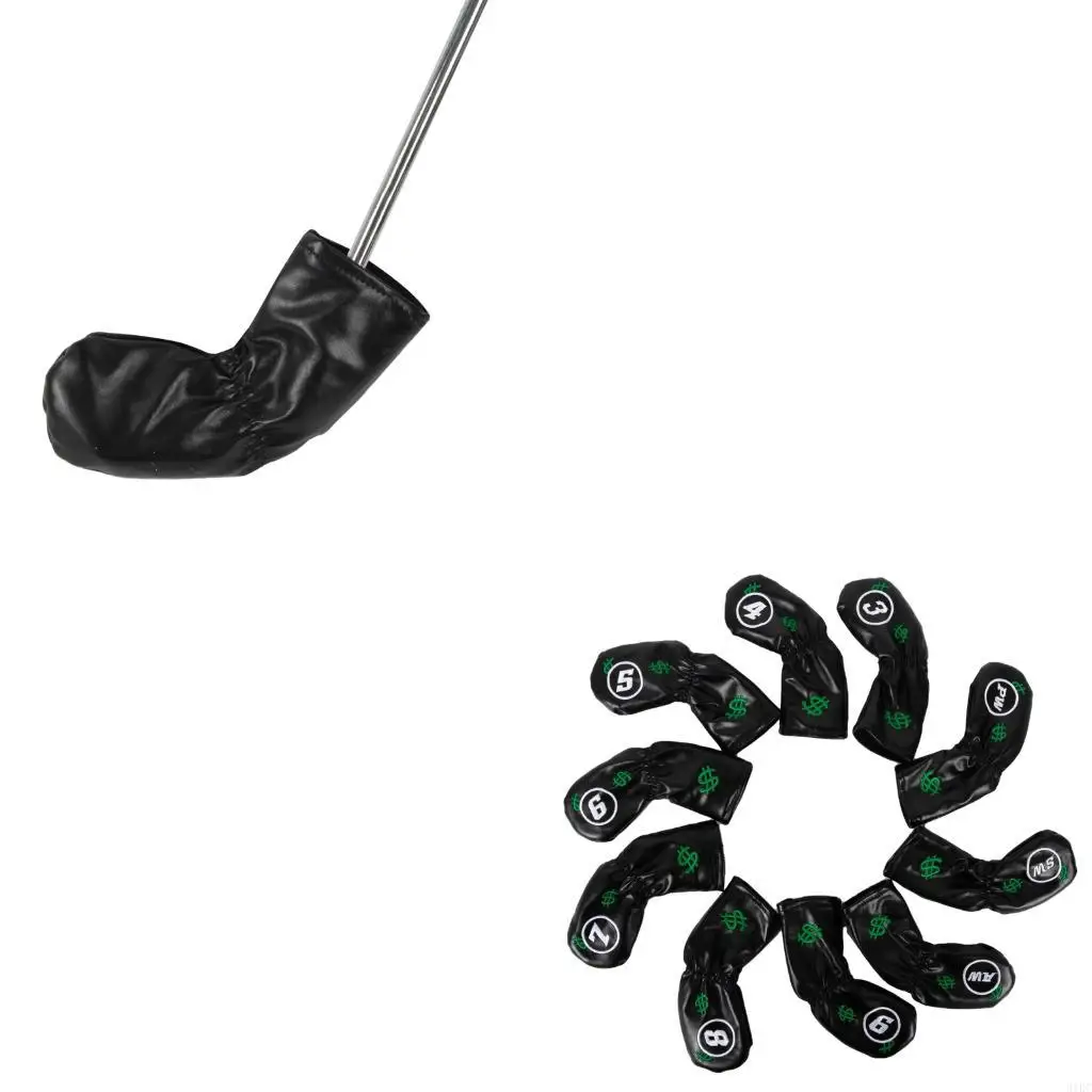 

Универсальные железные протекторы для гольфа с пронумерованным закрытием, сильный рукав из ПУ, устойчивый к скольжению