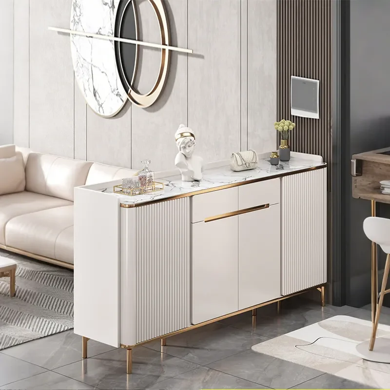 for Integrated Entrance Shoe Cabinet Floor to Ceiling Large Capacity Simple Light Luxury Storage Cabinet with Layered Shoe