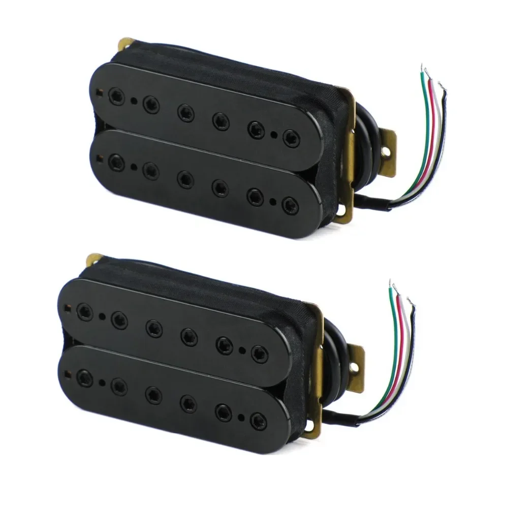 

Electric Guitar Pickup Set Humbucker Neck Bridge Ceramic Magnet Guitar Parts Black White Choose for Electric Guitar