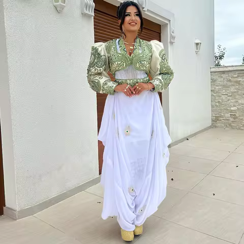 Temperament V-Neck Long Sleeves Homecoming Dresses Customized Evening Dress Luxury Crystal Beading Bespoke Occasion Gowns