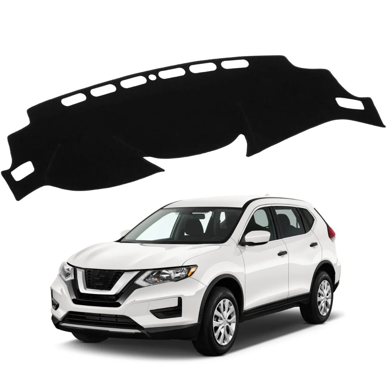 

Dashboard Cover Mat for Nissan Rogue 2014-2020 Accessories Dash Cover Dash Mat Sunshade Glare UV Non-Slip Protector Interior