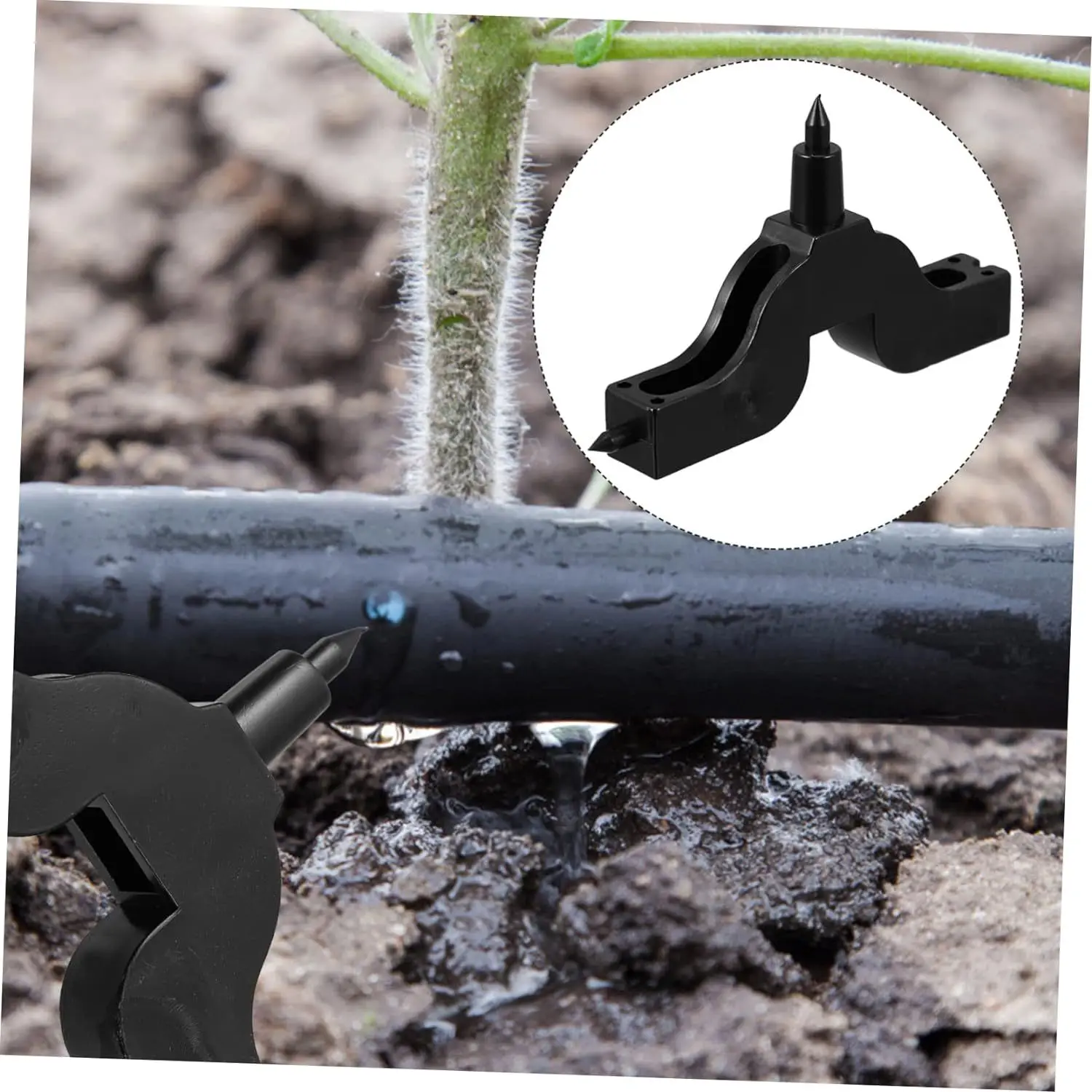 30pcs Agricultural Irrigation PE 4/7 Capillary Hole Opener,3‑4mm Drill Tool for Drip Irrigation Pipe Drip Arrow Drip Head
