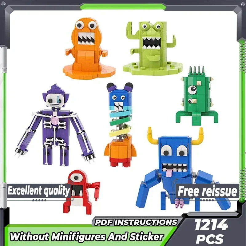 

Popular Game Model Moc Building Bricks Horror Kindergarten Technology Modular Blocks Gifts Christmas Toys DIY Sets Assembly