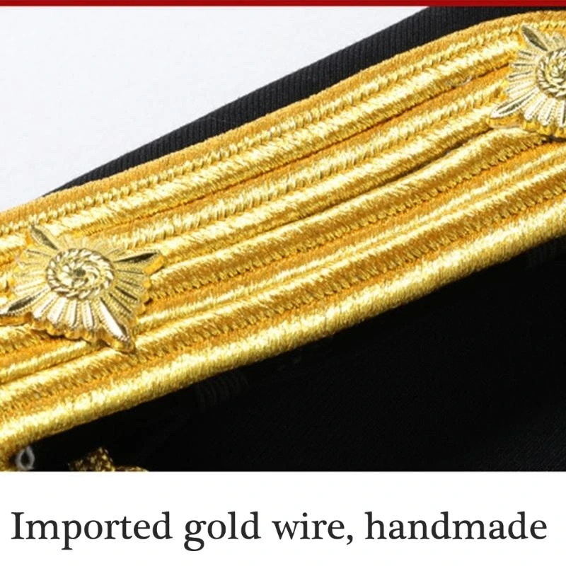 R1we Captain Epaulettes Golden Shoulder Phụ kiện cho đồng phục kịch bản trang sức vai