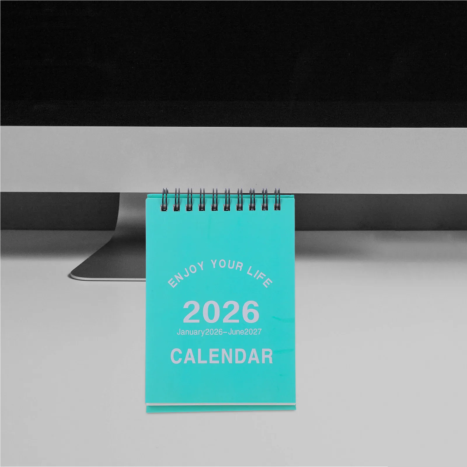 

Настольный мини-календарь 2026: Компактный ежемесячный планировщик-перевертыш для дома, офиса, школы, ежедневного планирования, отслеживания лунных дат