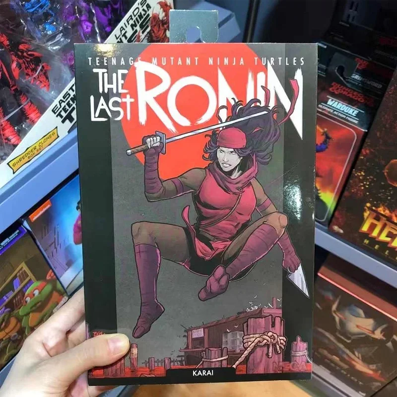 

Фигурка Karai Teenage Mutant Ninja Turtle Фигурки Neca 54324 The Last Ronin Ultimate Фигурка 7-дюймовая модель из ПВХ Игрушки в подарок