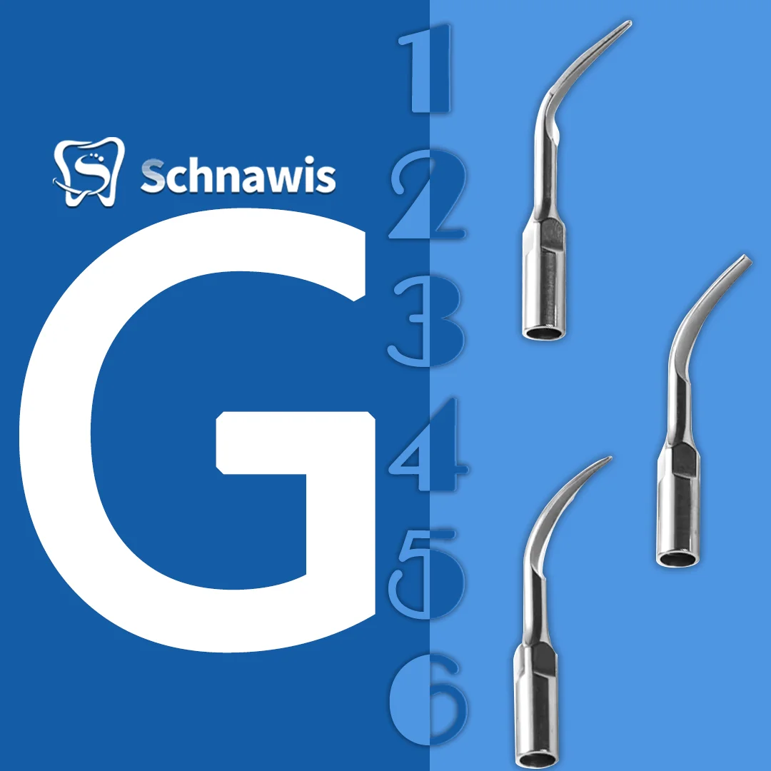 5Pcs/bag G1G2G3G4G5P1 Dental Supragingival Scaler Tips For EMS  Ultrasonic Scaler Handpiece Scaling Tip Supplies Tools