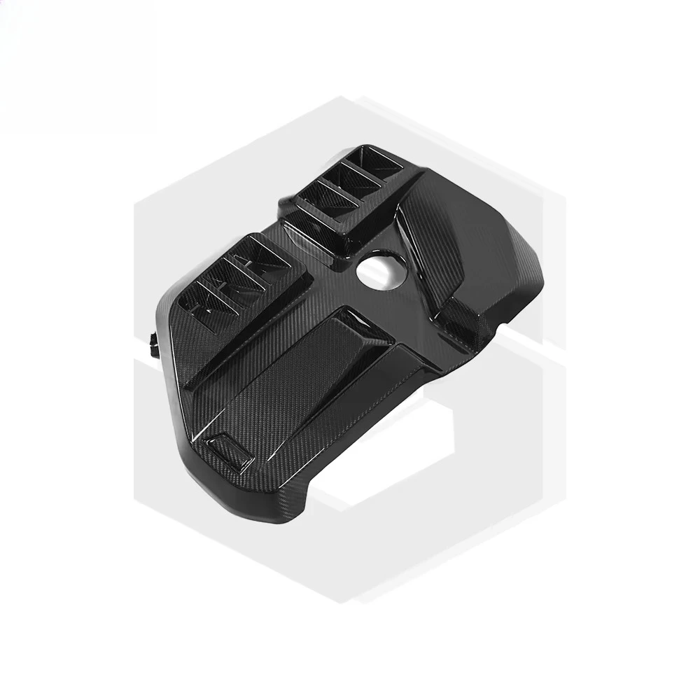 ماتي/لمعان S58 ألياف الكربون الجافة OEM نمط غطاء المحرك ل G80 G81 M3 G82 G83 M4 G87 M2 غطاء صمام المحرك هود #4