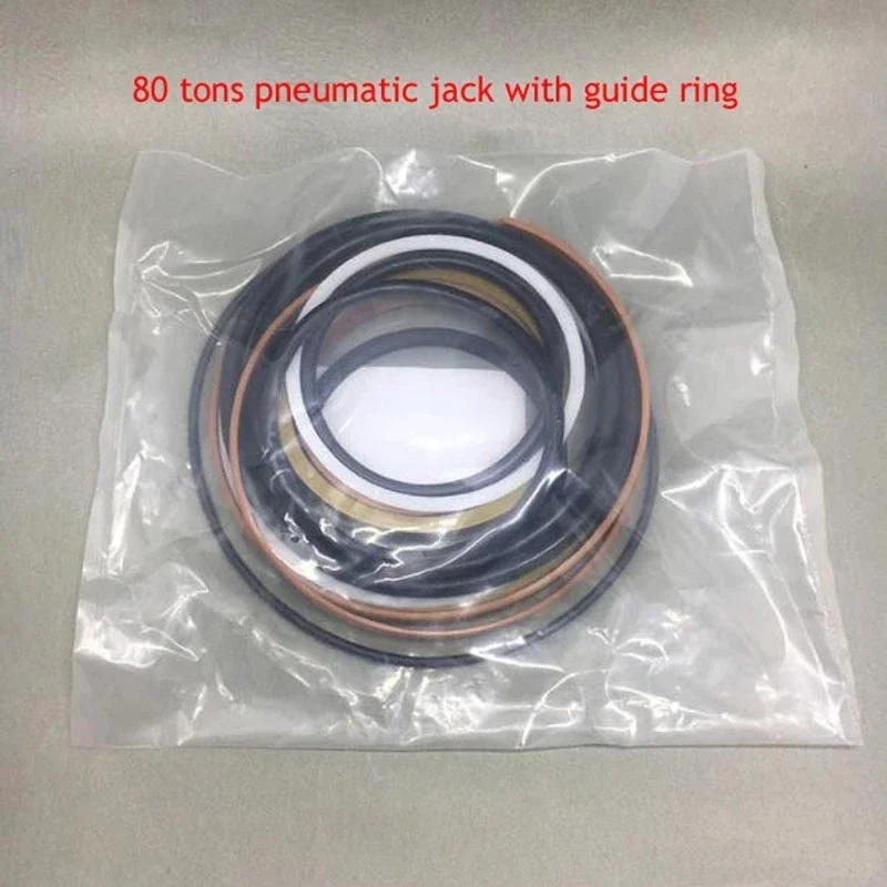 1 Set 80 90 100 120 Tons Pneumatic Jack, Oil Seal, O-ring, Large Rubber Ring, Cylinder Grid To Ring