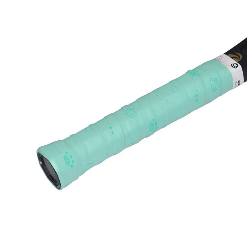 

Тренировочная ручка для тенниса с кошачьими когтями, впитывающая пот ручка, повязка на повязку для бадминтона, милая липкая лента для захвата ракетки, сквош