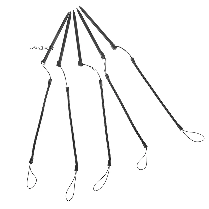 1Pc Metal Touch Screen Stylus Pen with Spring String for Phone Tablet Computer - Durable Touch Phone Pen