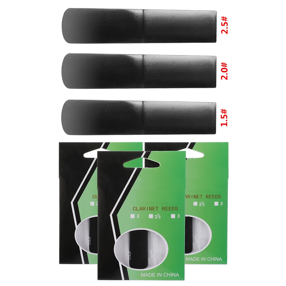 3‑Pack Plastic Sax Reeds Strength 1.5/2.0/2.5 product image